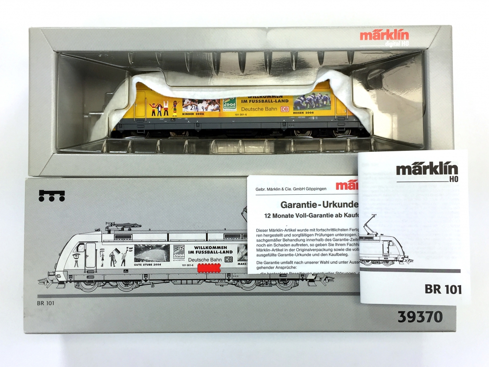 Bild 1 von H0 AC MÄRKLIN 39370 - Elektrolokomotive BR E 101 der DB - Ep. V - Digital