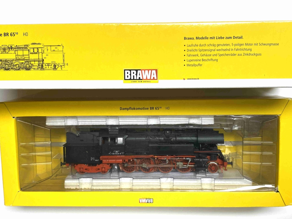Bild 1 von H0 DC BRAWA 0610 - Dampflokomotive BR 65 - DR - IV