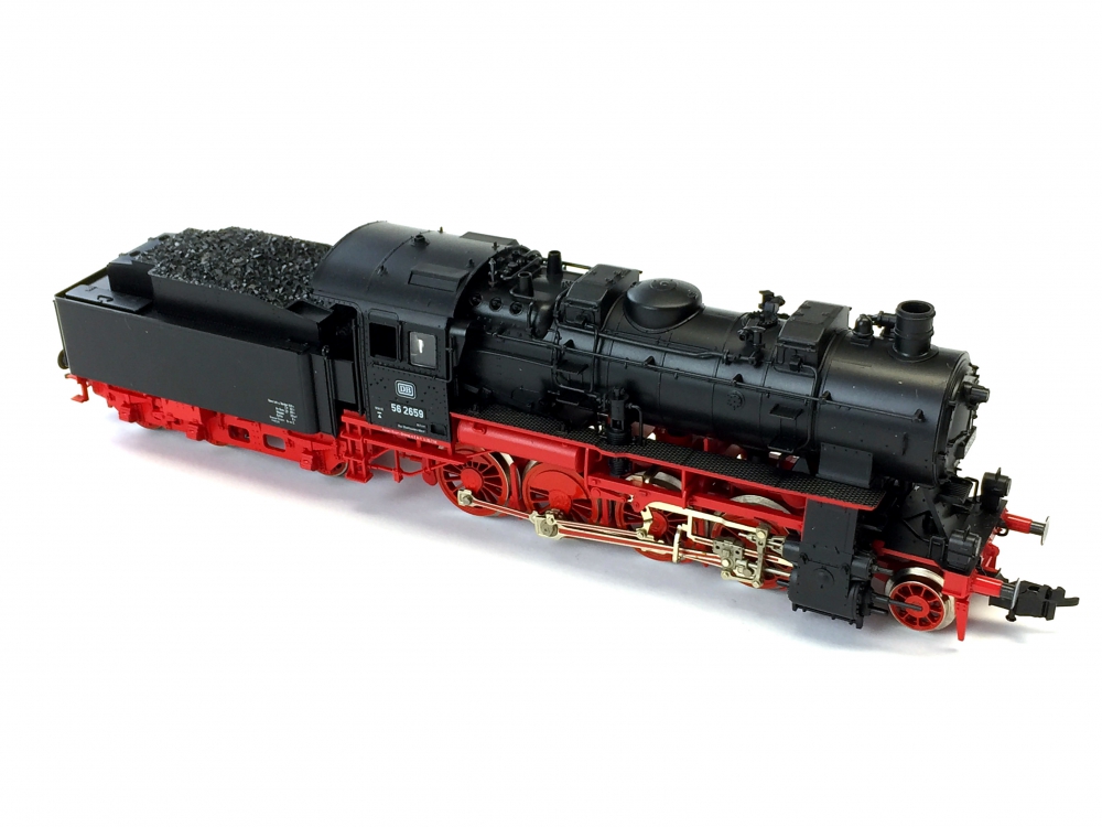 Bild 1 von H0 DC FLEISCHMANN 4157 - Dampflokomotive BR 56.20-29 der DB - Ep. III