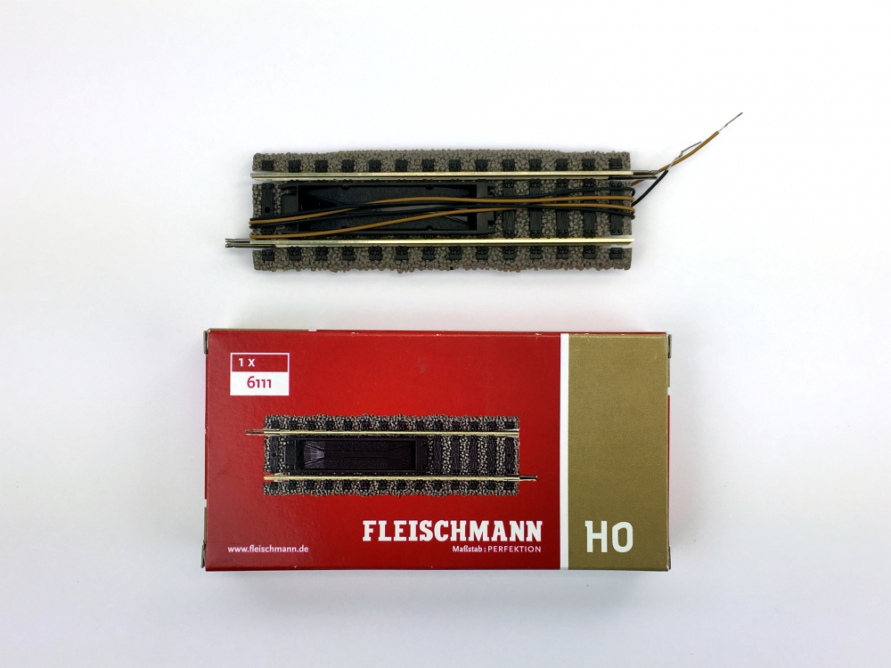 Bild 1 von H0 FLEISCHMANN 6111 - Entkupplungsgleis mit Antrieb  / (Qualität) A - hervorragend