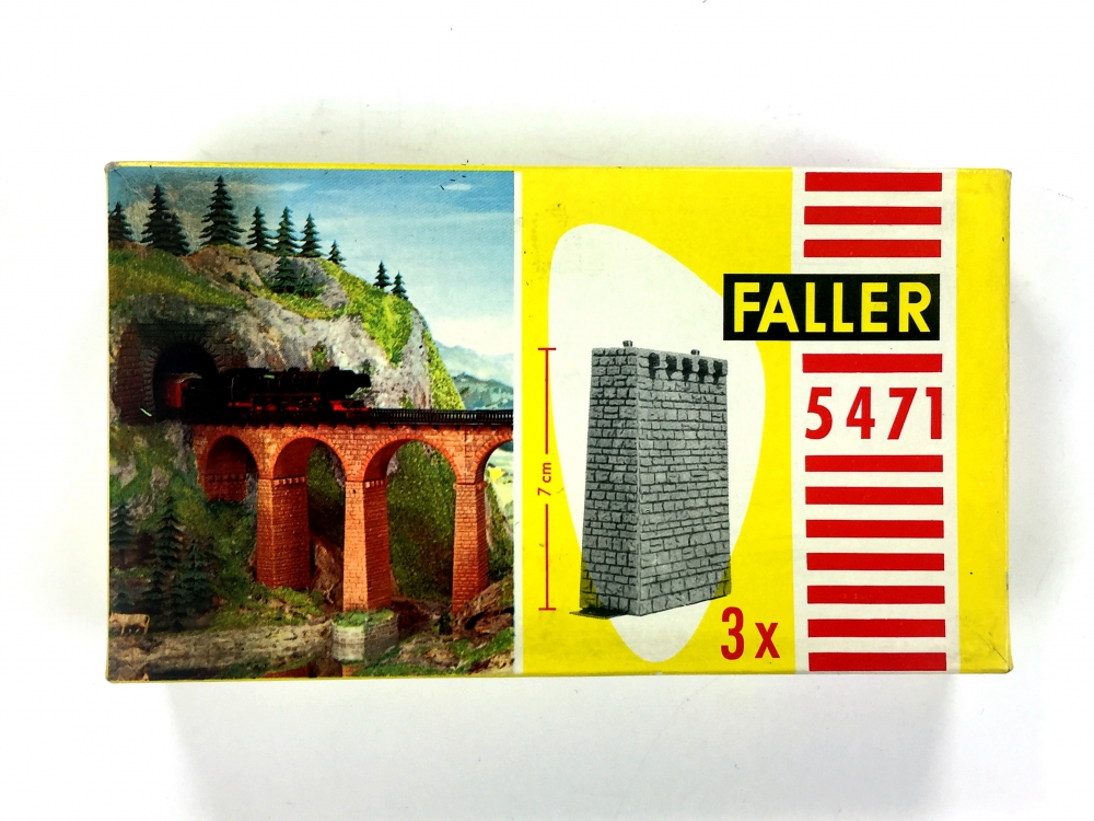 Bild 1 von H0 FALLER 5471 - Brückenpfeiler (3 Stk.)