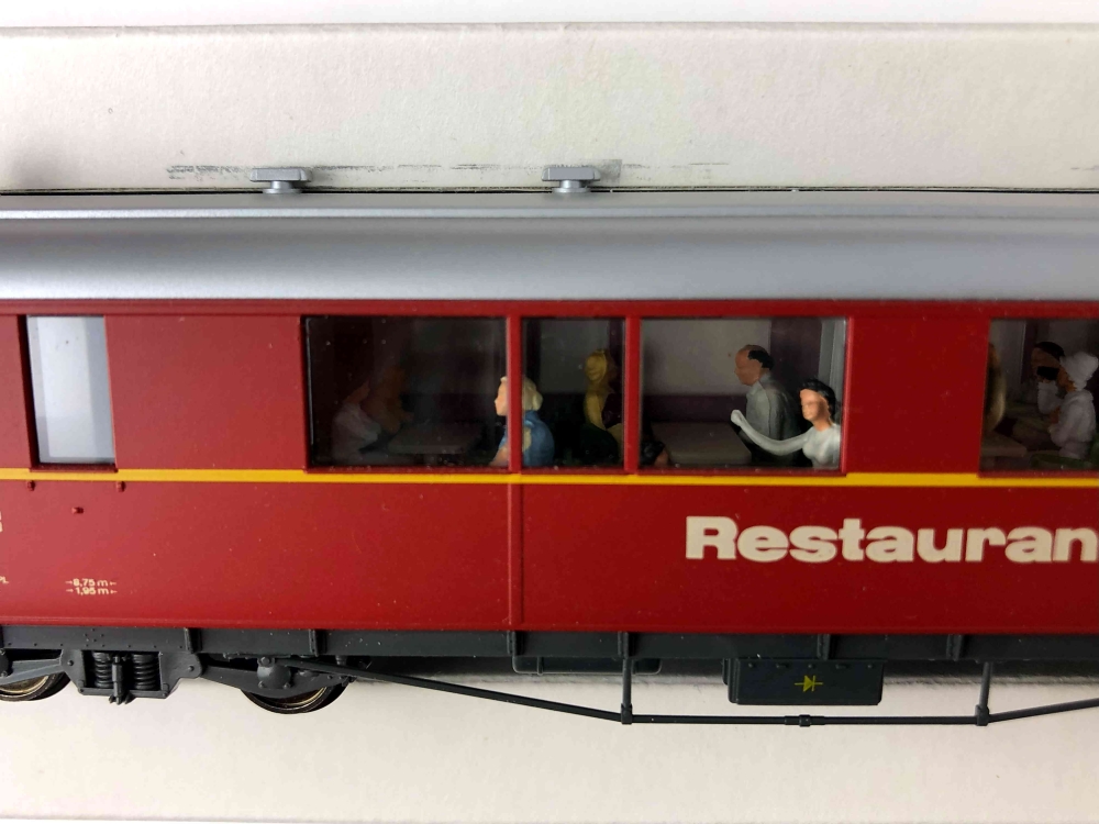 Bild 1 von H0m DC BEMO 3274 114 - Restaurant-Wagen - Speisewagen - RhB
