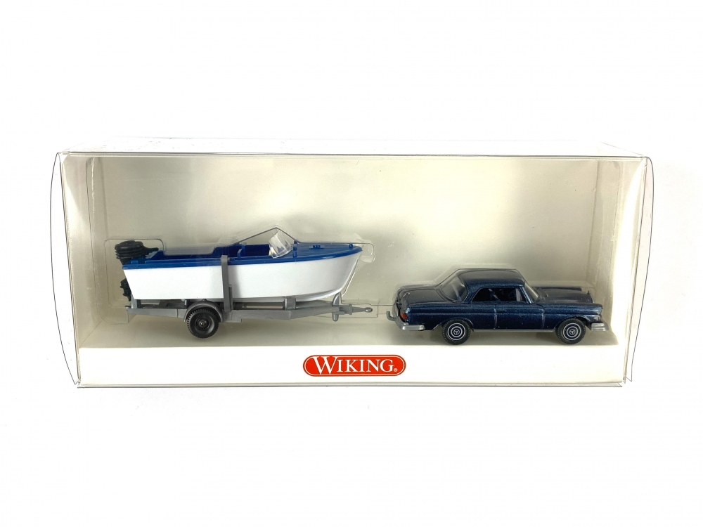 Bild 1 von H0 WIKING 894 39 30 - Fahrzeug - Klassischer PKW mit Motorboot