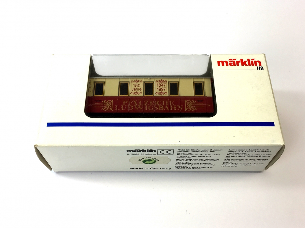 Bild 1 von H0 AC MÄRKLIN 4107-10 - 150 Jahre Pfälzische Ludwigsbahn - Sondermodell