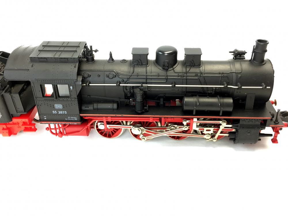 Bild 1 von H0 DC FLEISCHMANN 1351 / 4145 - Dampflokomotive BR 55 der DB