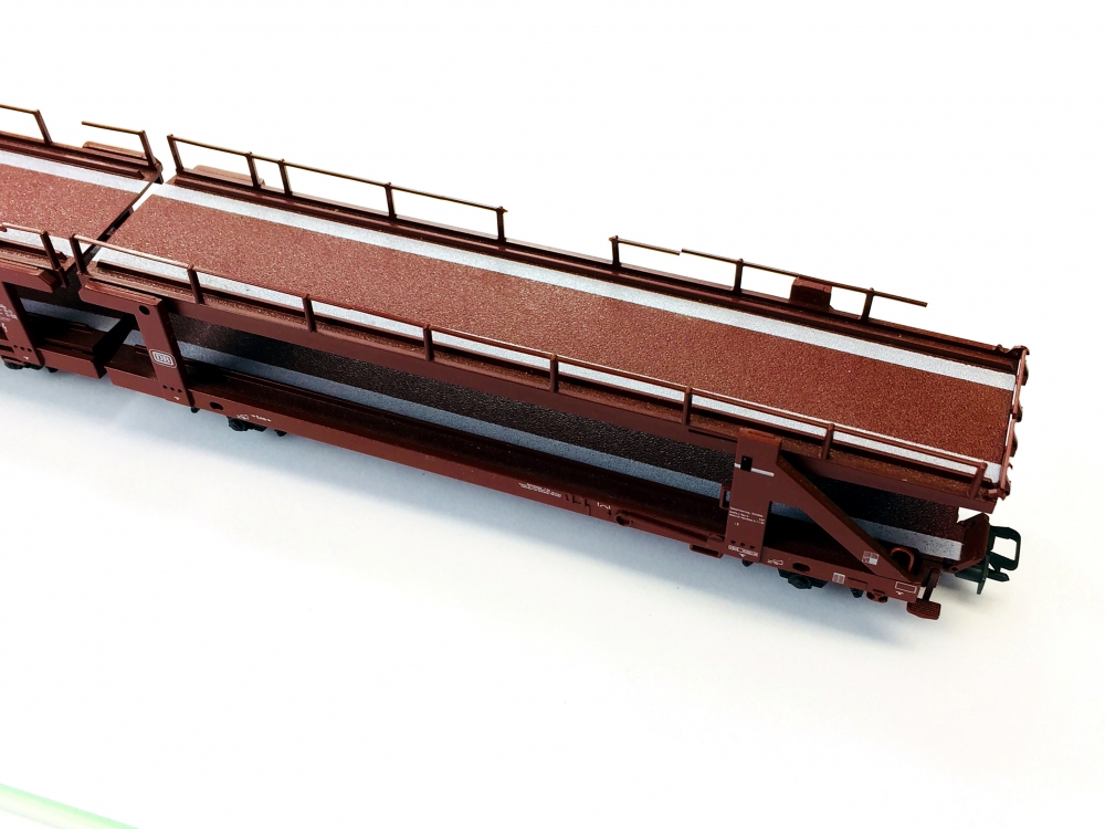 Bild 1 von H0 AC MÄRKLIN 4712 - Doppel-Autotransportwagen  der DB - Ep. IV