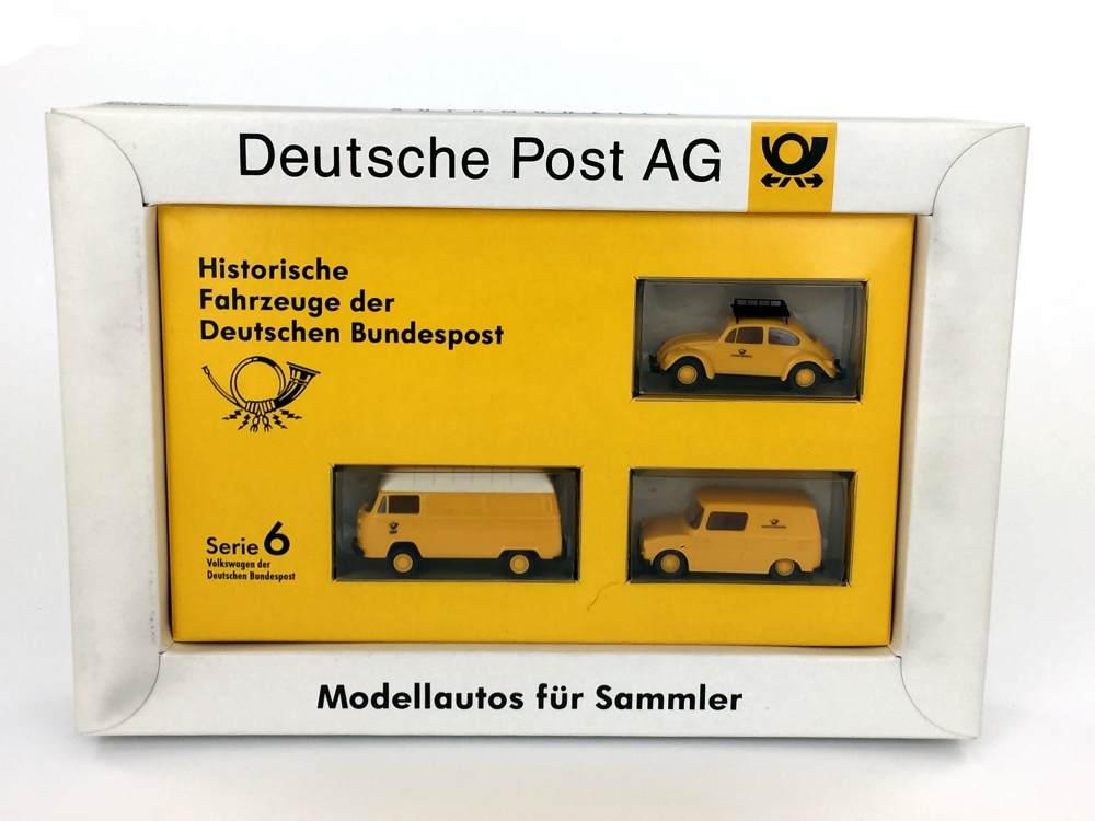 Bild 1 von H0 BREKINA - Deutsche Post Serie 6 - Historische Fahrzeuge der Deutschen Bundespost