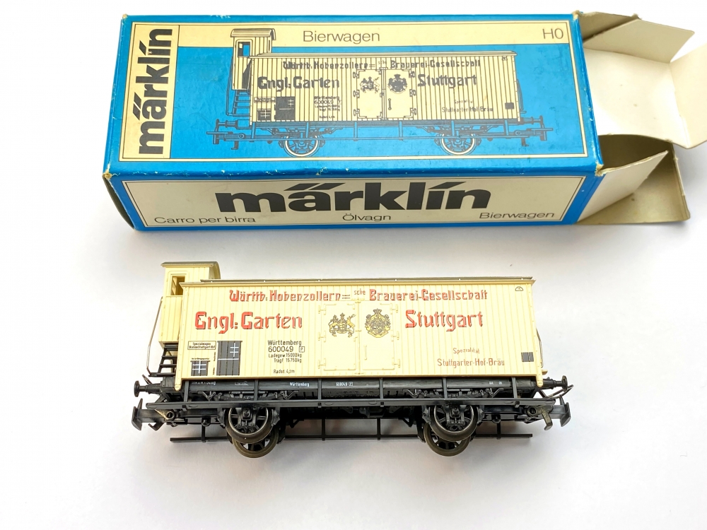 Bild 1 von H0 AC MÄRKLIN 4677 - Güterwagen Bierwagen 