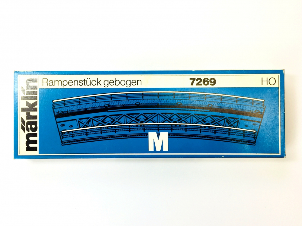 Bild 1 von H0 MÄRKLIN 7269 - Gebogenes Rampenstück für M-Gleis