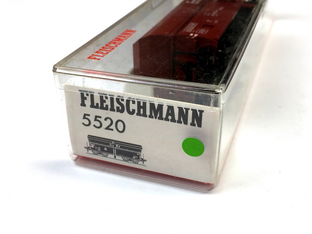 Bild 1 von H0 DC FLEISCHMANN 5520 - Selbstentladewagen Erz IIId - 676 3 532-4 - Fad 167
