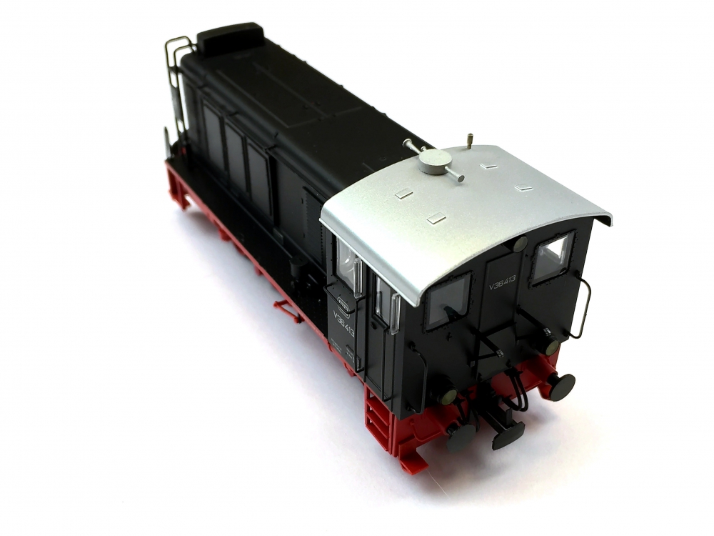 Bild 1 von H0 DC LENZ 30100 - Diesellokomotive V36.413 - DB - Ep. III - Digital - Telex