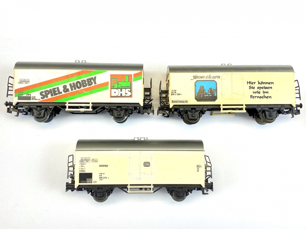 Bild 1 von H0 MÄRKLIN - Konvolut Güterwagen Werbewagen - 7 Stück im Set