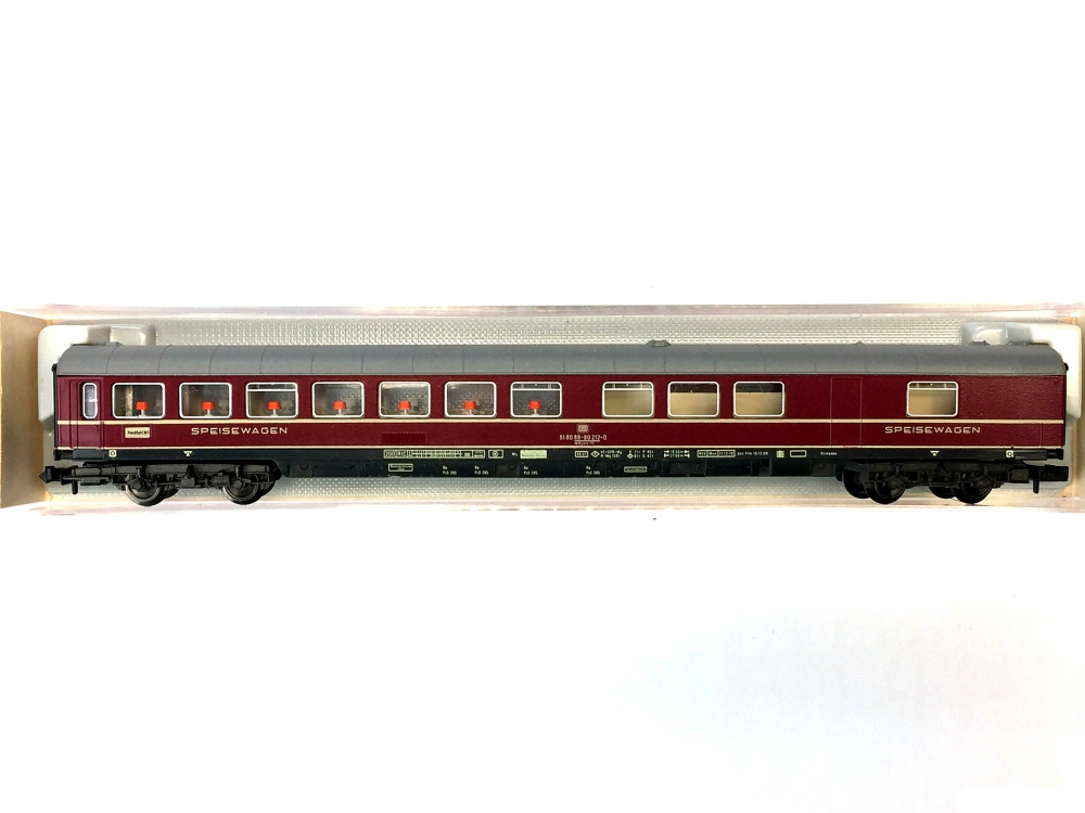 Bild 1 von N FLEISCHMANN piccolo 8112 - Speisewagen der DB - WRümh 132 - Ep. IV