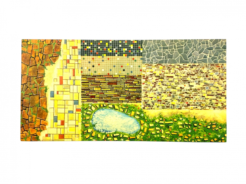 Bild 1 von N H0 FALLER 552/F - Dekorplatte Mauerplatte aus Pappe - 250 x 125 mm