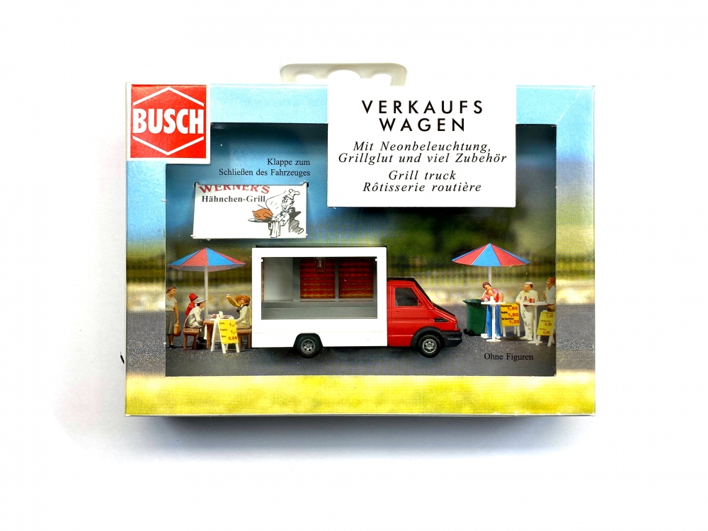 Bild 1 von H0 BUSCH 5420 - Verkaufswagen - Werner´s Hähnchen-Grill - mit Beleuchtung