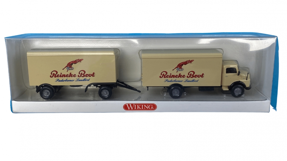 Bild 1 von H0 WIKING 0852 40 40 - Koffer-Lastzug - Mercedes-Benz L 1113 