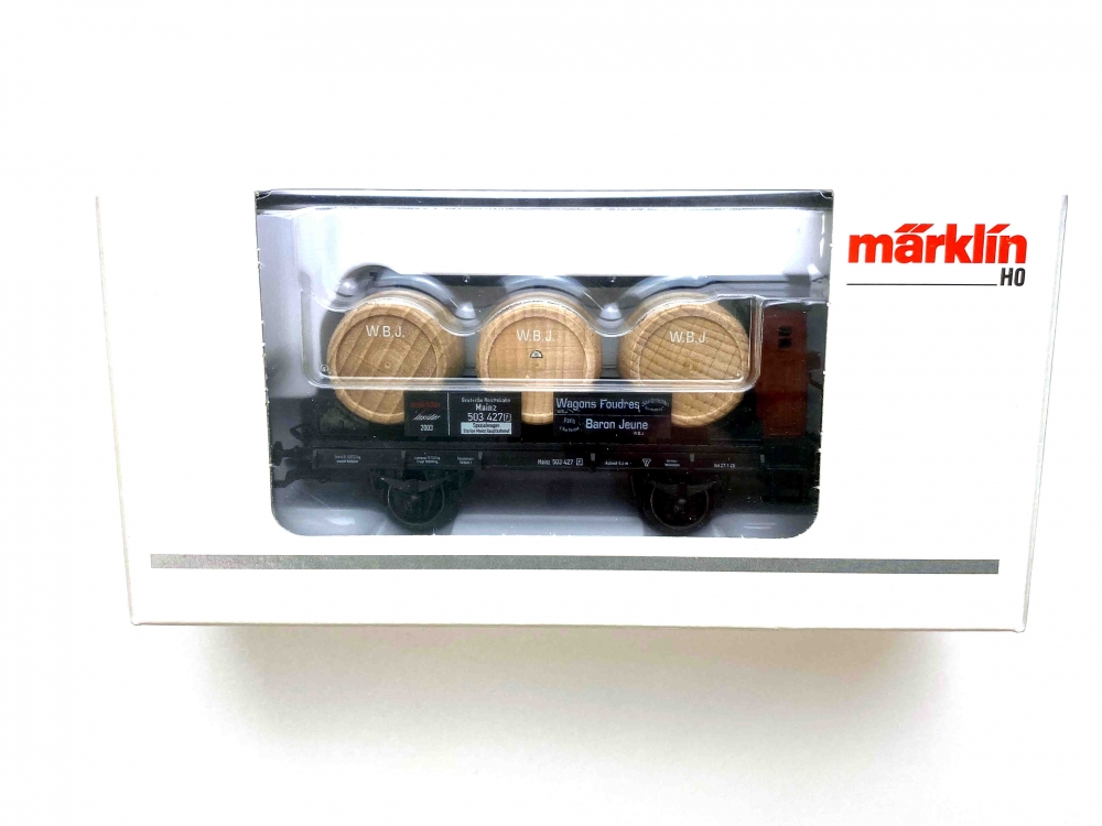 Bild 1 von H0 AC MÄRKLIN 46744 - Weinfasswagen 