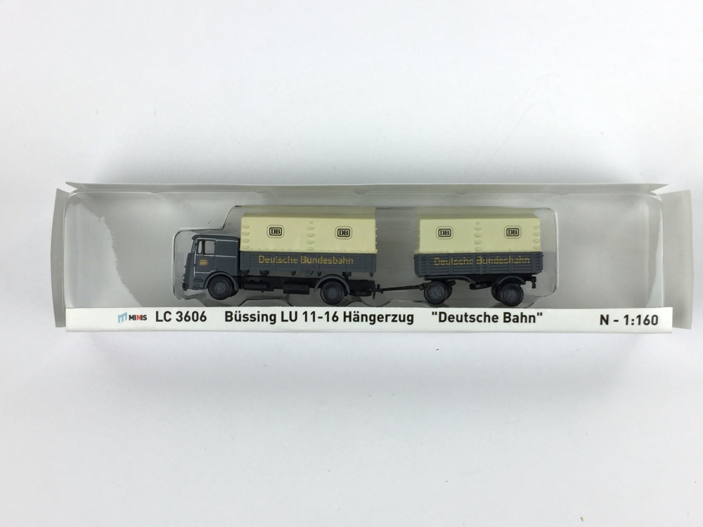 Bild 1 von N LEMKE Minis LC 3606 - Büssing LU 11-16 Hängerzug 
