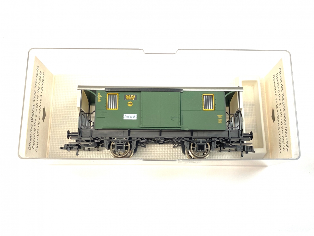 Bild 1 von H0 DC FLEISCHMANN 5055 K - Gepäckwagen - DRG - Ep. II