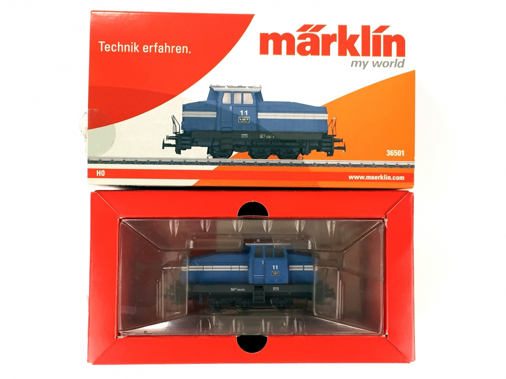 Bild 1 von H0 AC MÄRKLIN my world 36501 - Diesellokomotive DHG 500 blau - Ep. III - Digital