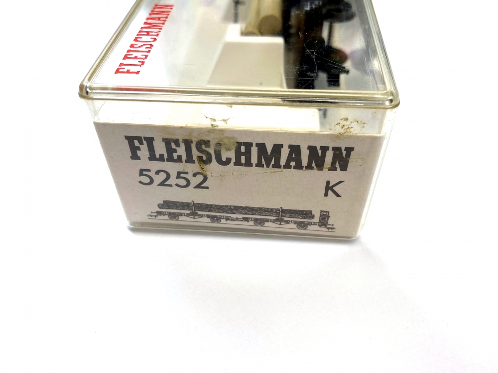 Bild 1 von H0 DC FLEISCHMANN 5252 K - Drehschemelwagen-Gespann - DRG - Ep. II