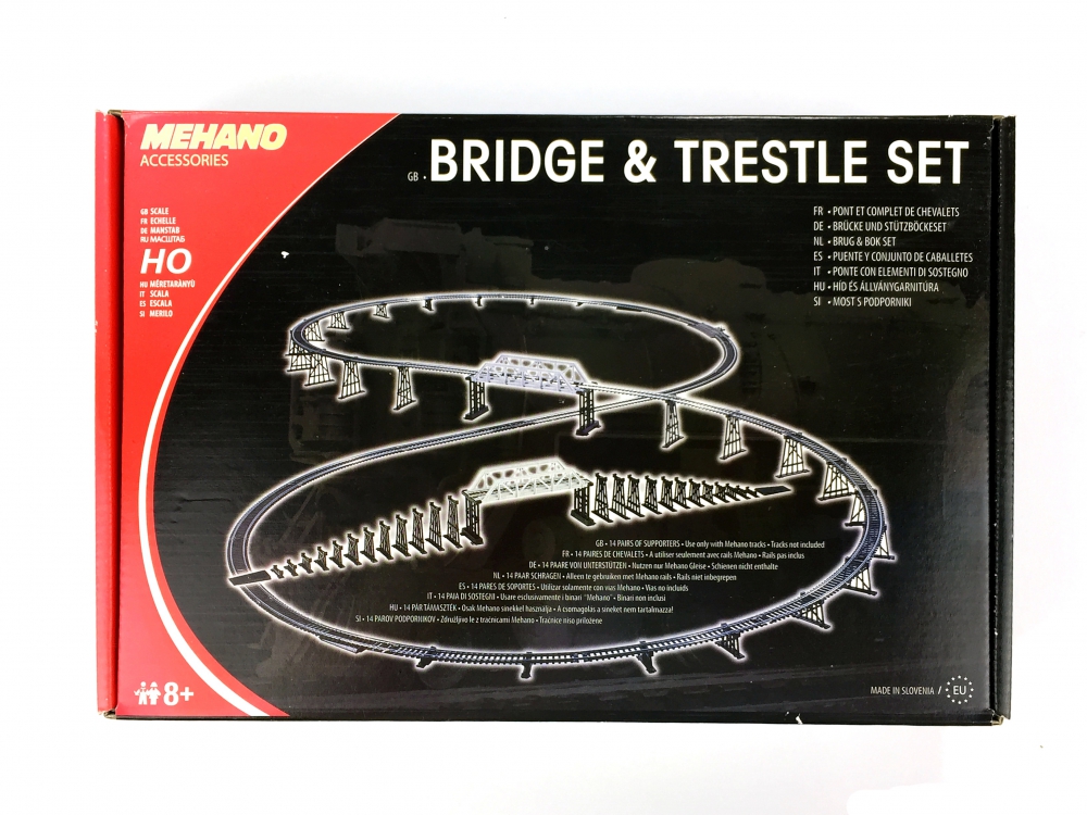Bild 1 von H0 MEHANO - Brückenset - Bridge & Trestle Set