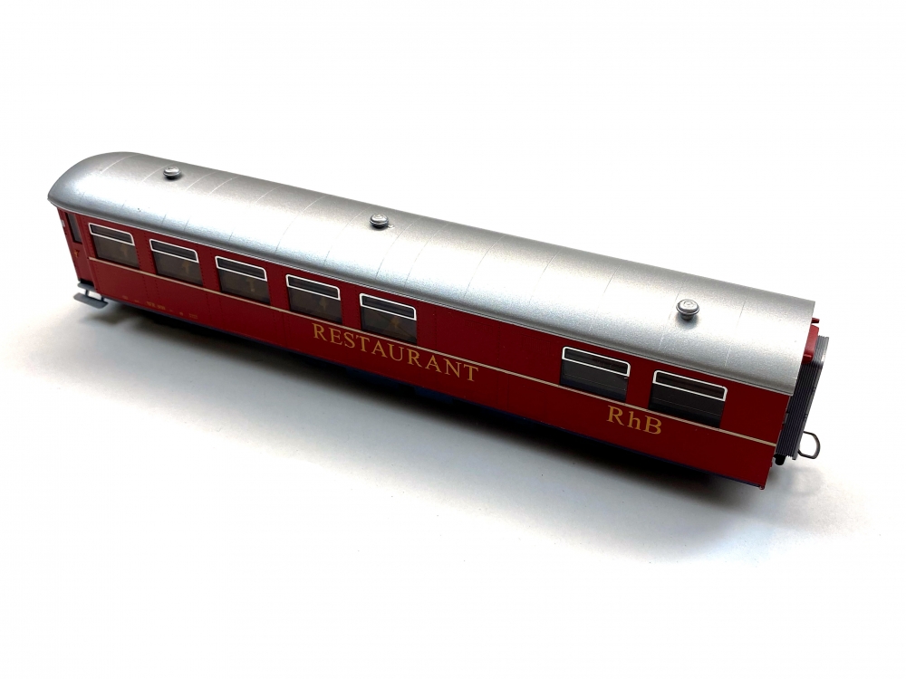 Bild 1 von H0m DC BEMO 3273 110 - Restaurant-Wagen - Speisewagen - RhB