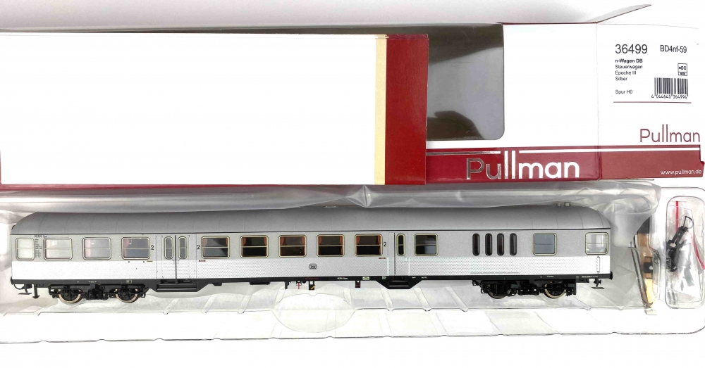 Bild 1 von H0 DC AC ESU PULLMAN 36499 - Nahverkehrssteuerwagen - DB - Ep. III - Lichtfunktionen