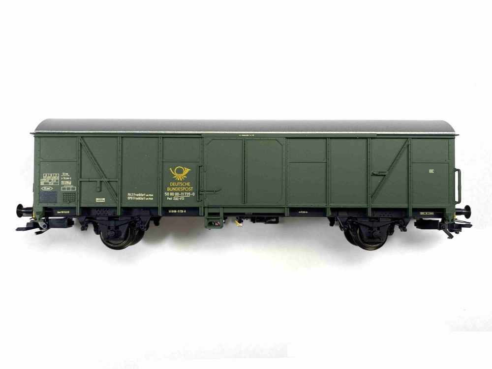 Bild 1 von H0 DC MÄRKLIN 47360 - Bahnpostwagen - Post 2-t/13 - DBP - Ep. IV