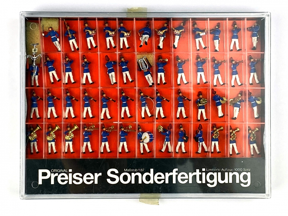 Bild 1 von H0 PREISER 00269 - Figuren - Musikkorps Preußische Infanterie um 1900 - Sonderanfertigung