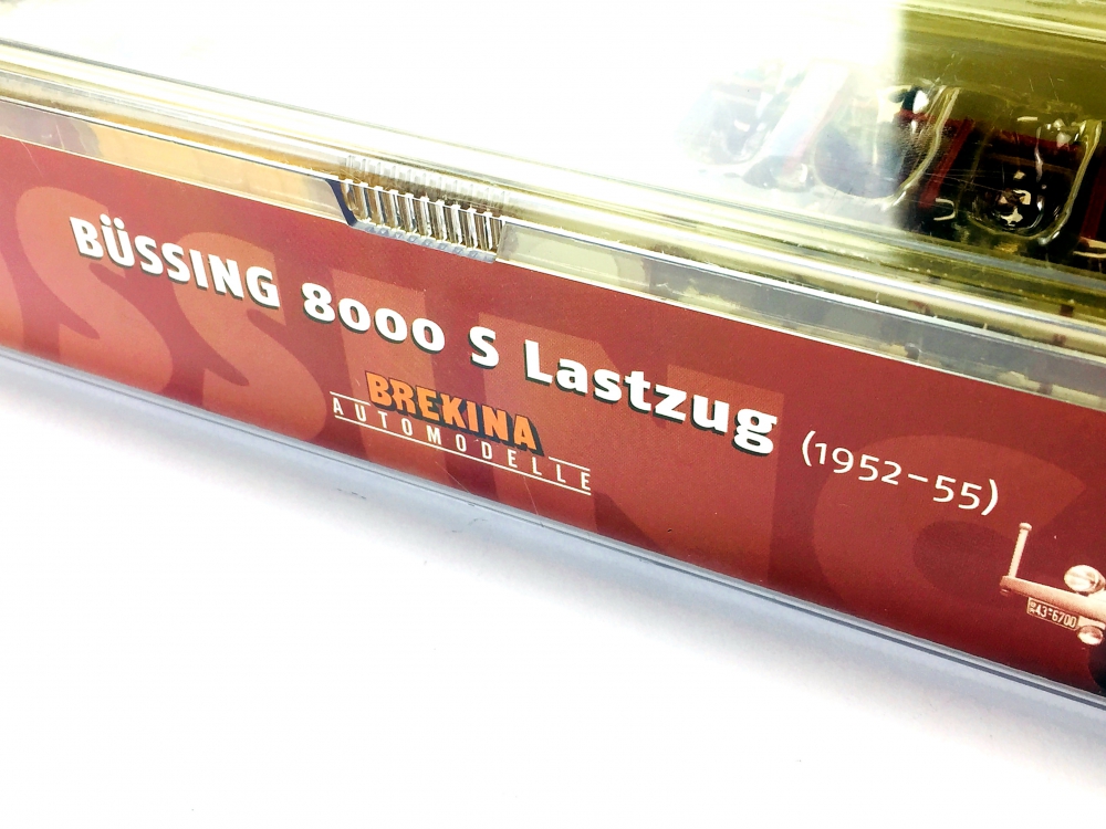 Bild 1 von H0 BREKINA 74510 - BÜSSING 8000 S Lastzug 