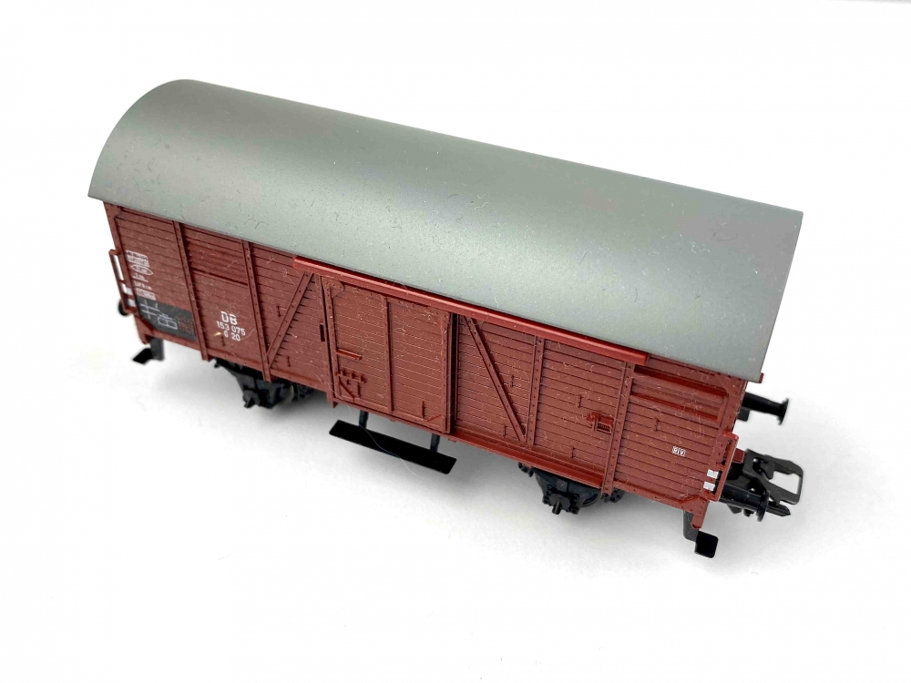 Bild 1 von H0 DC TRIX 21530-4 - Gedeckter Güterwagen Gr 20 der DB - Ep. III