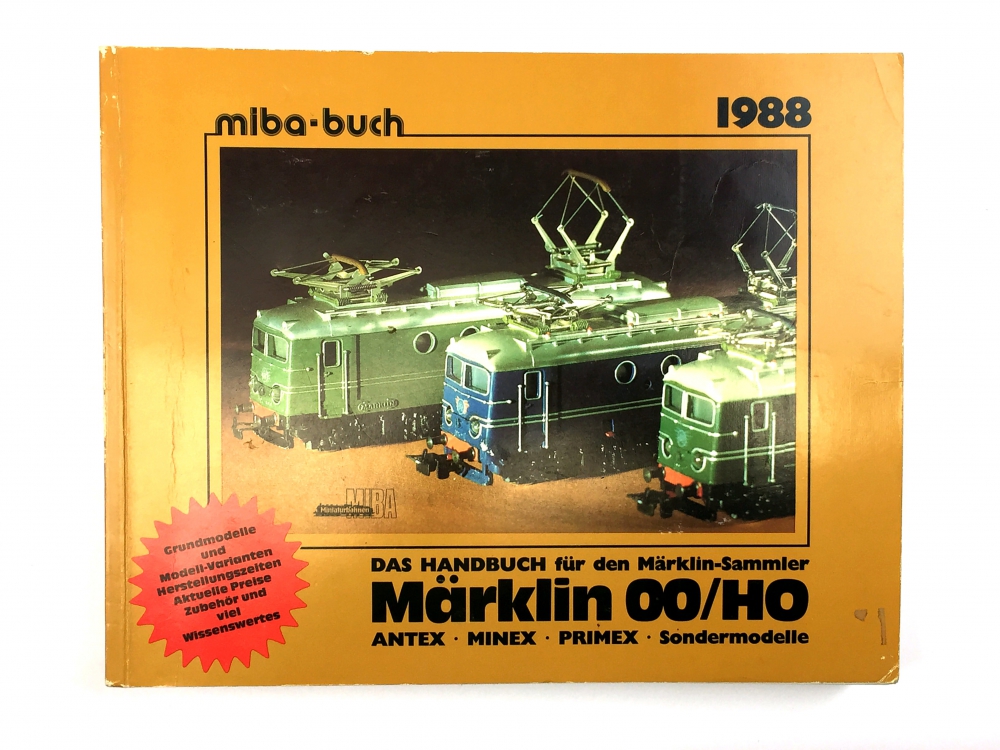 Bild 1 von miba-buch - MÄRKLIN 00/H0 - Das HANDBUCH für den Märklin-Sammler - 1988