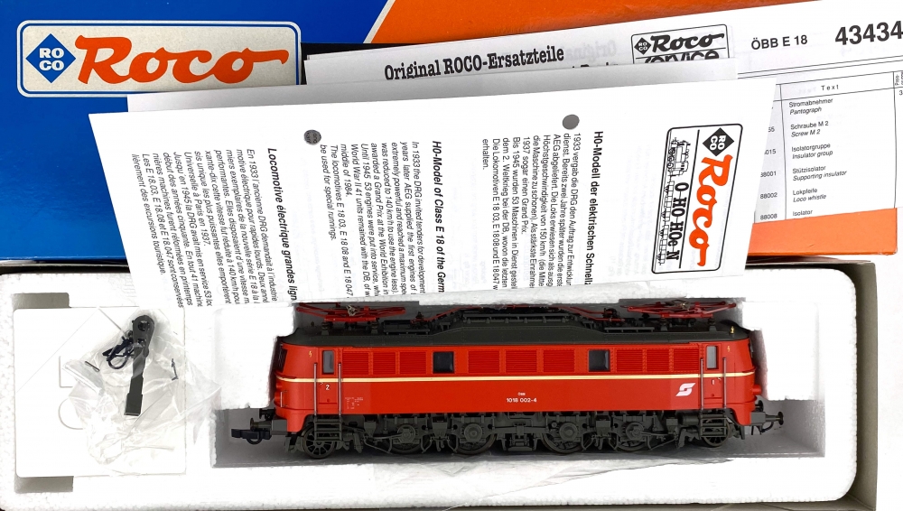 ロコ 43434 OeBB BR1018電気機関車 ロコ OeBB ÖBB 002-4 电动机车 (39222):