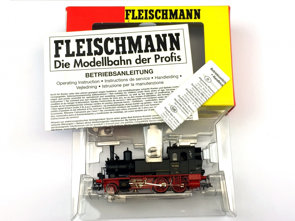 Bild 1 von H0 DC FLEISCHMANN 4071 - Dampflokomotive BR 70.0 - DRG - Ep. II - DSS