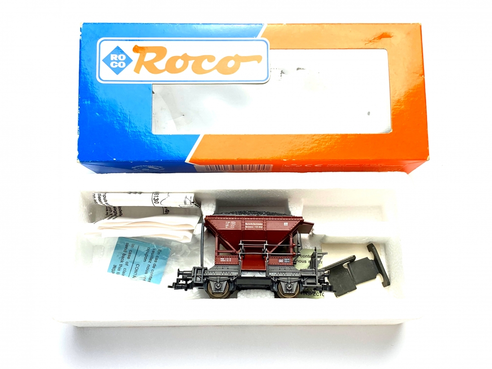 Bild 1 von H0 DC ROCO 46130 - Schotterwagen - DRG - Ep. II