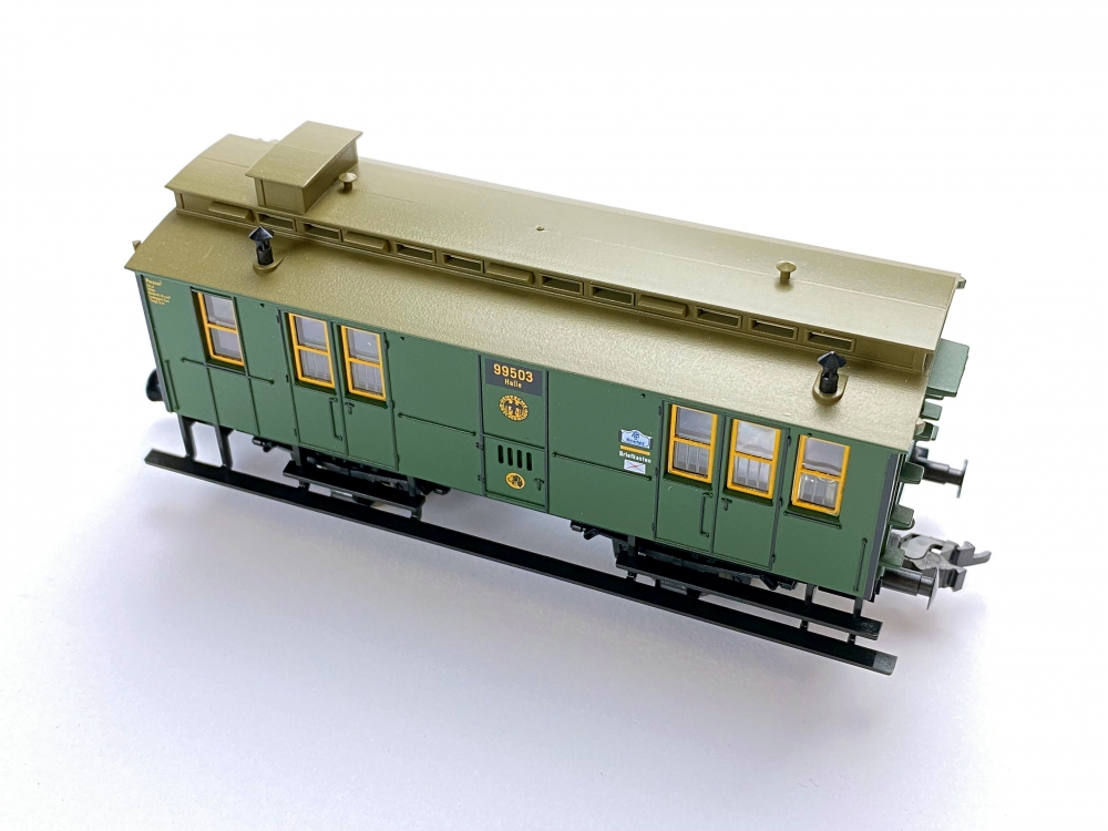 Bild 1 von H0 DC FLEISCHMANN 5057 - Postwagen Gepäckwagen - DRG - Ep. II