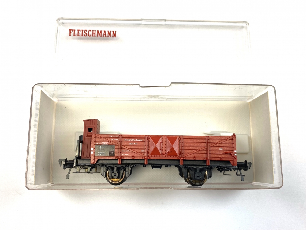 Bild 1 von H0 DC FLEISCHMANN 5204 - Mittelbordwagen mit Bremserhaus - DB