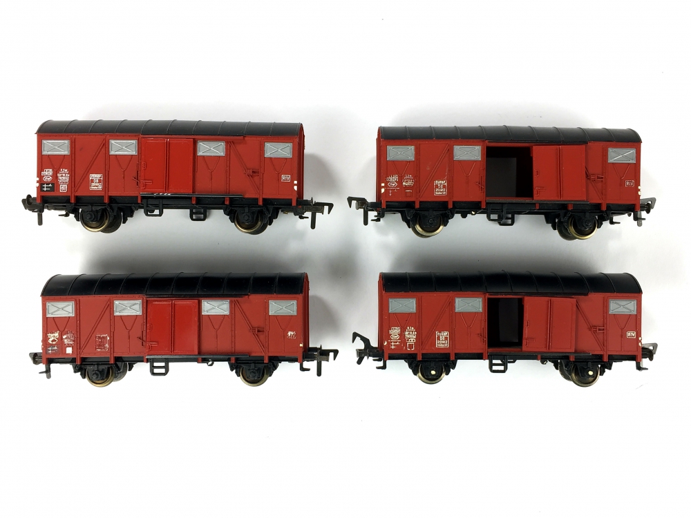 Bild 1 von H0 DC FLEISCHMANN 5330 - Gedeckter Güterwagen der DB Gmhs