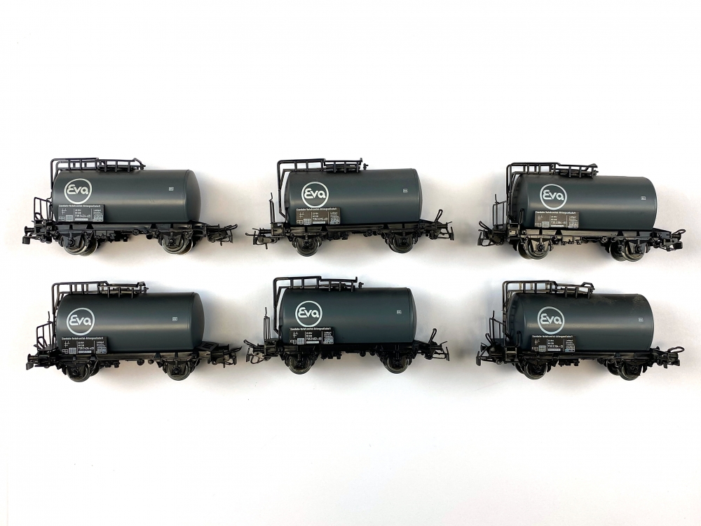Bild 1 von H0 AC MÄRKLIN - Wagen aus 2855 - Eva Kesselwagen Set - DB