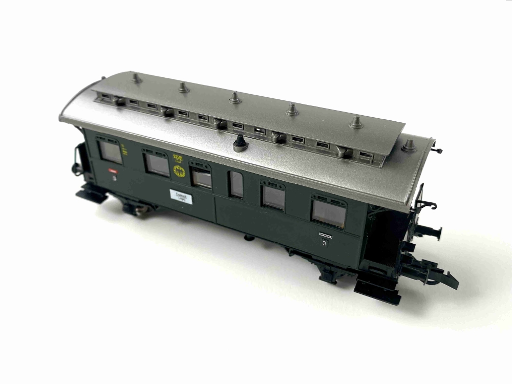 Bild 1 von H0 DC ROCO 4208 - Personenwagen - 3. Kl. - DRG