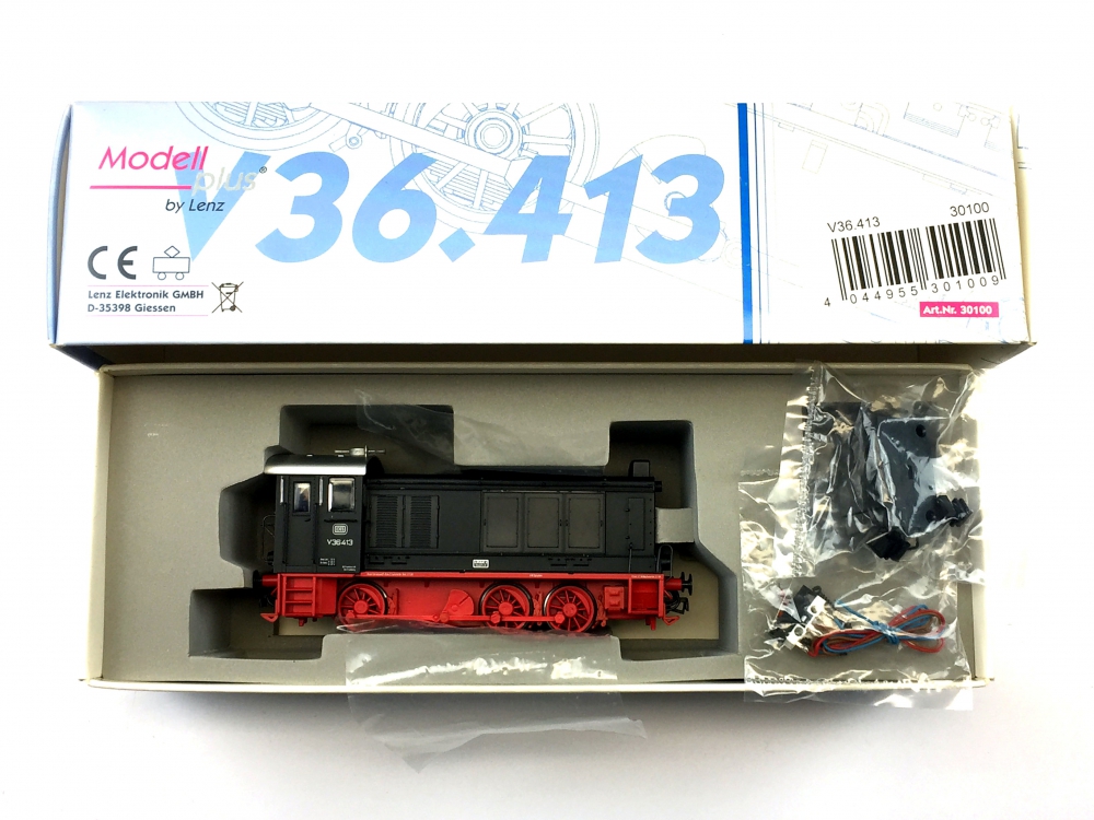 Bild 1 von H0 DC LENZ 30100 - Diesellokomotive V36.413 - DB - Ep. III - Digital - Telex