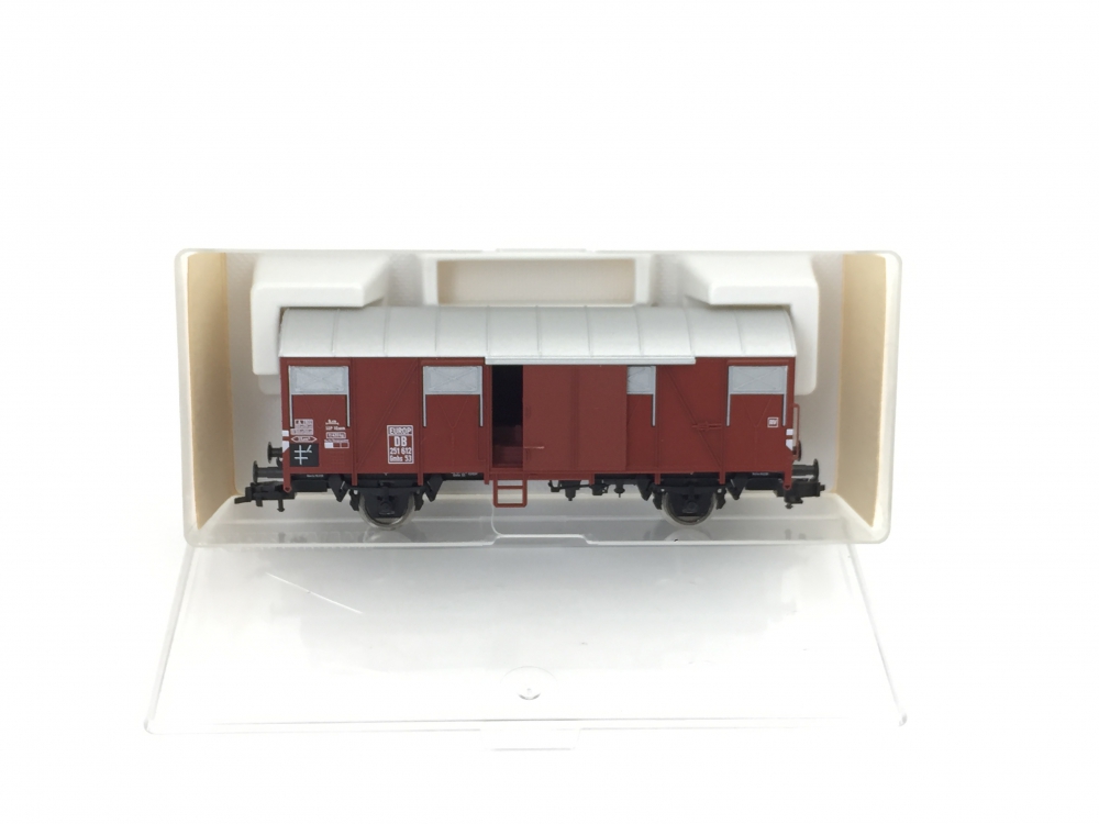 Bild 1 von H0 DC FLEISCHMANN 5314 K - Gedeckter Güterwagen der DB