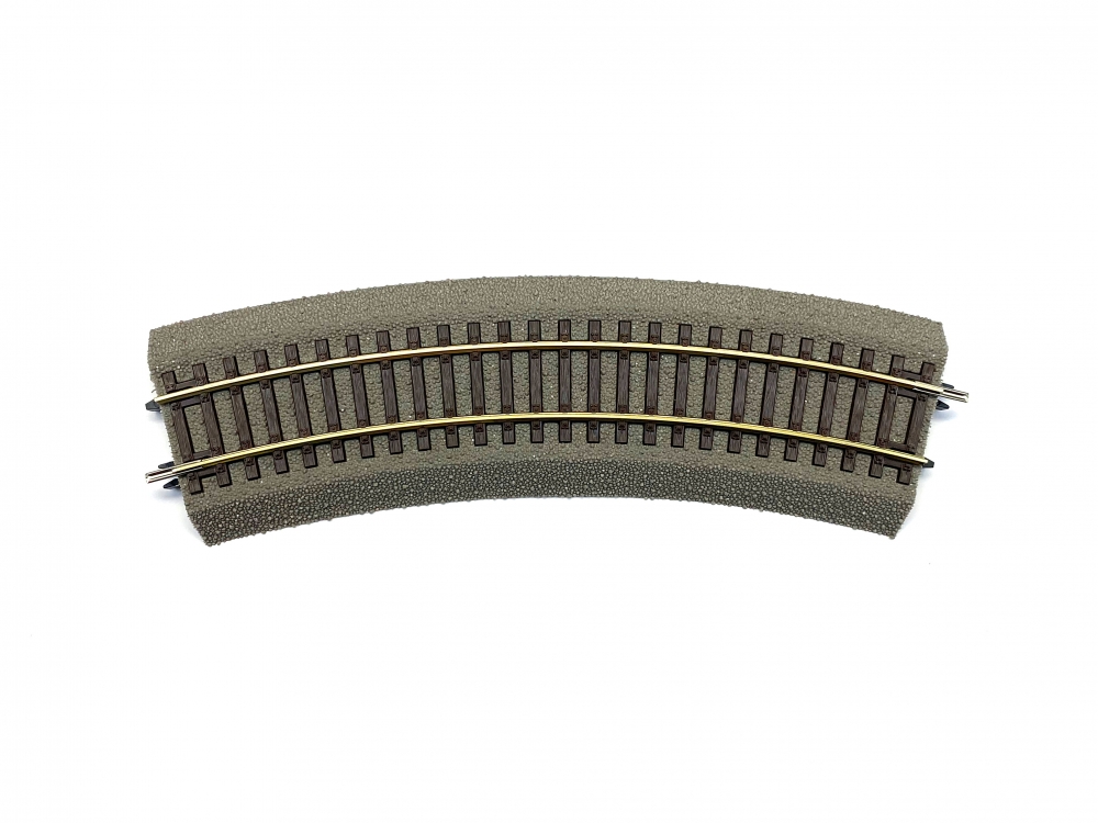 Bild 1 von H0 ROCO 42522 - RocoLine Gebogenes Gleis 30°, Radius 358 mm, R2 - mit Bettung