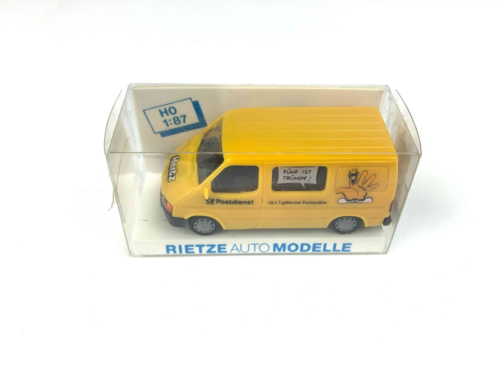 Bild 1 von H0 RIETZE 30535 - Fahrzeug - Ford Transit - Postdienst
