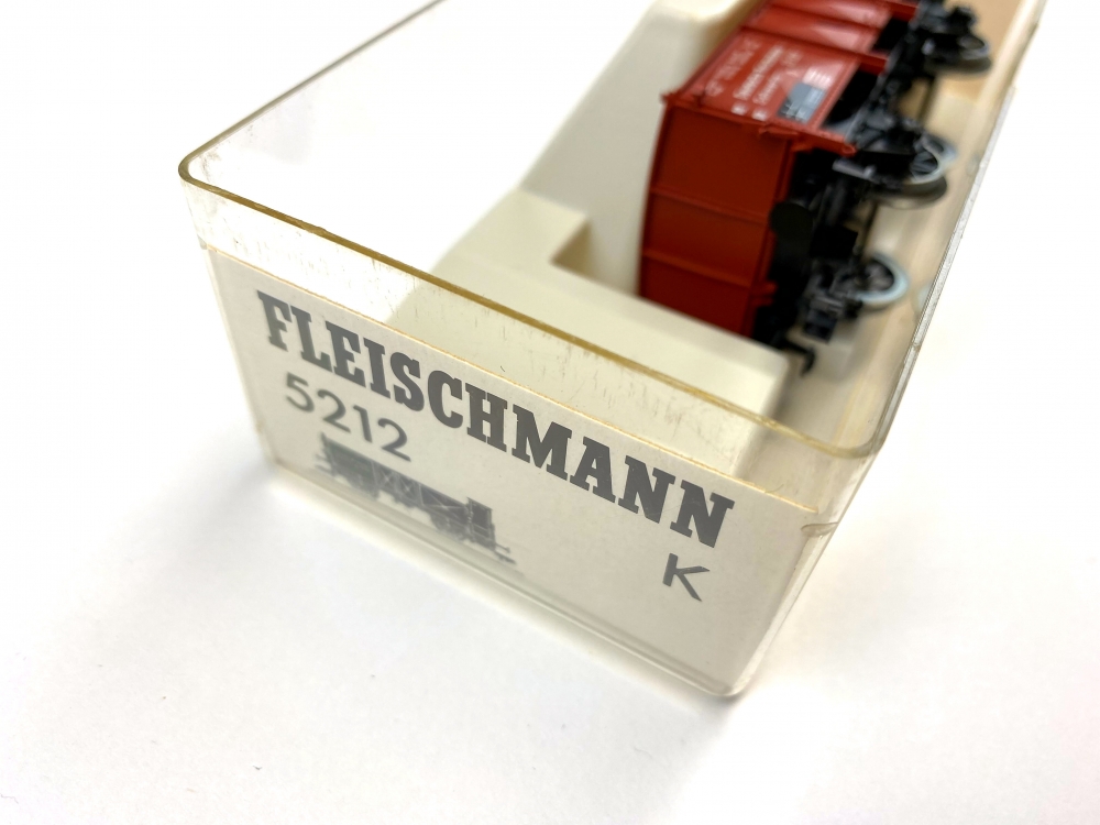 Bild 1 von H0 DC FLEISCHMANN 5212 K - offener Güterwagen mit Bremserhaus - DRG - Ep. II
