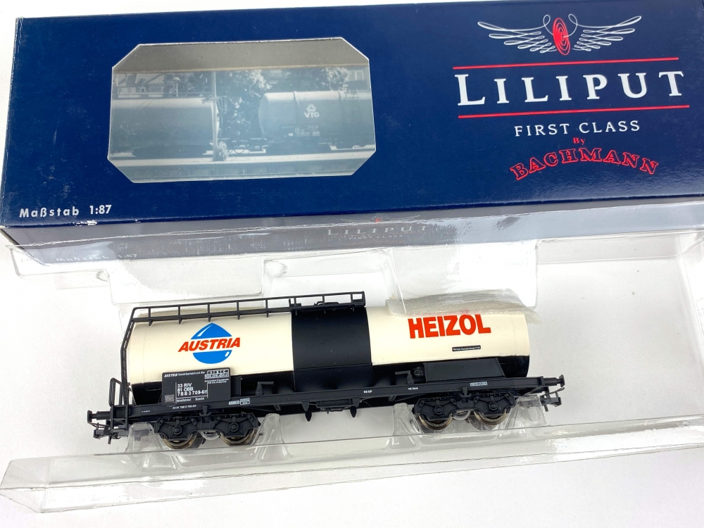 Bild 1 von H0 DC LILIPUT L222505 - Kesselwagen Tankwagen - Heizöl - ÖBB - AUSTRIA