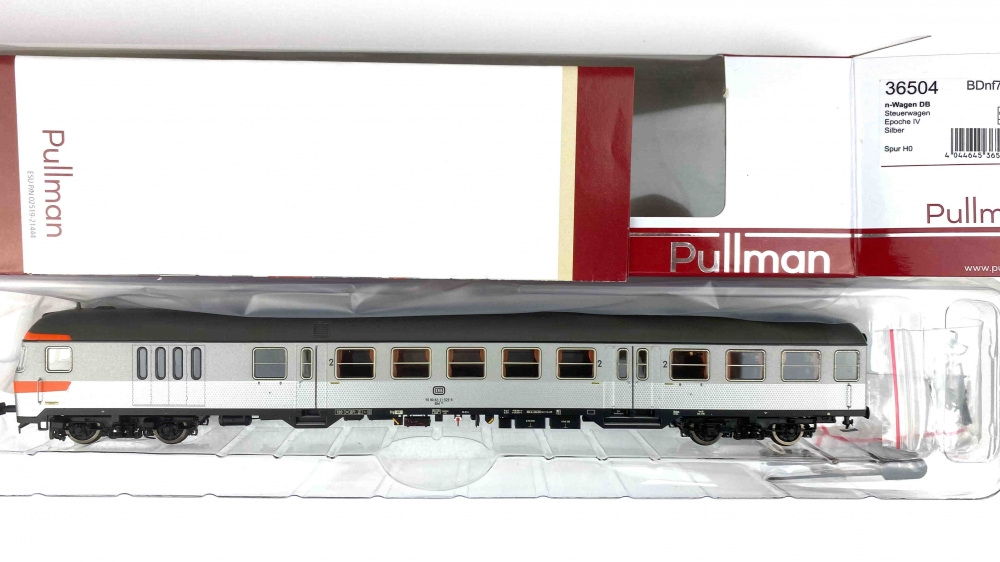 Bild 1 von H0 DC AC ESU PULLMAN 36504 - Nahverkehrssteuerwagen - DB - Ep. IV - Lichtfunktionen