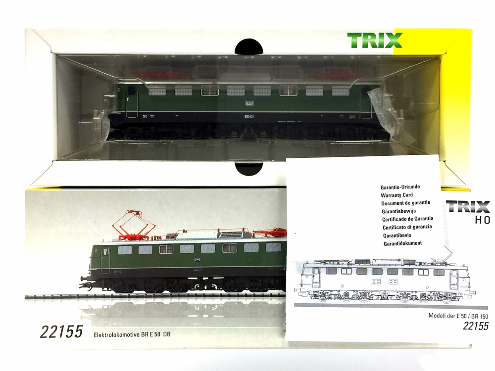 Bild 1 von H0 DC TRIX 22155 - Elektrolokomotive BR E 50 der DB - Ep. III - DSS