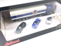 Bild 1 von H0 SCHUCO 23159655 - Mercedes Actrox ALDI LKW + 3 PKW Mercedes, BMW, AUDI